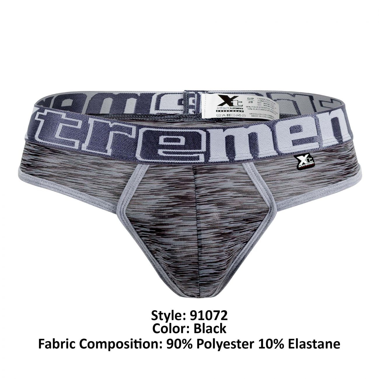 Xtremen 91072 Microfiber Thongs Black