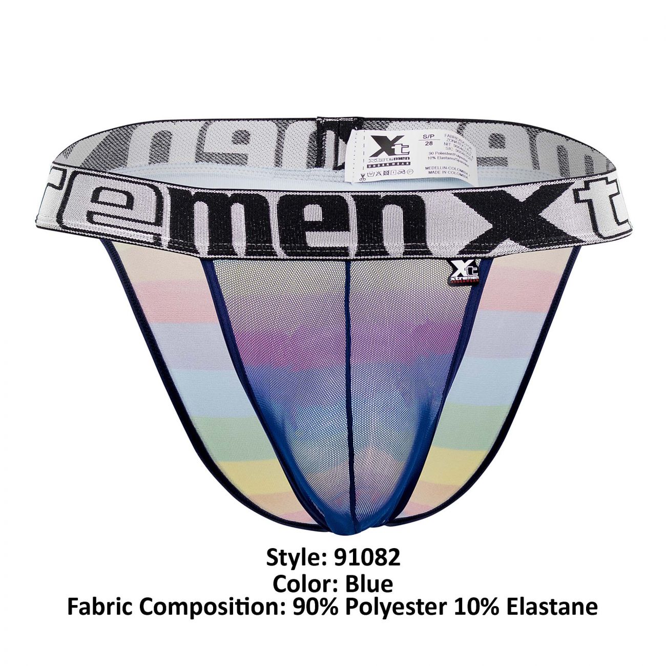 Xtremen 91082 Microfiber Pride Bikini Blue