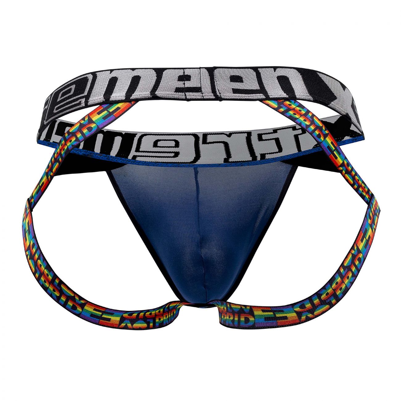 Xtremen 91084 Microfiber Pride Jockstrap Blue