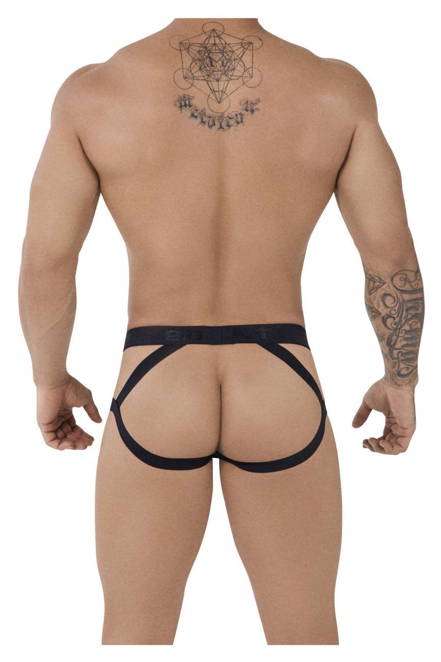 Xtremen 91085 Microfiber Jacquard Jockstrap Grey