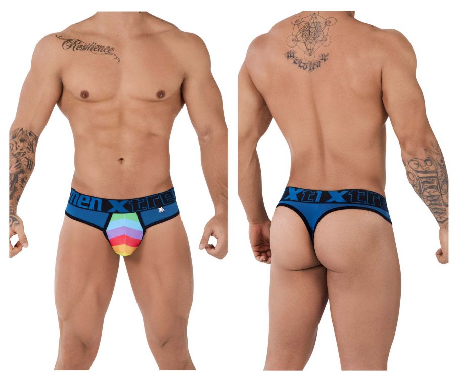 Xtremen 91086 Microfiber Pride Thongs Petrol