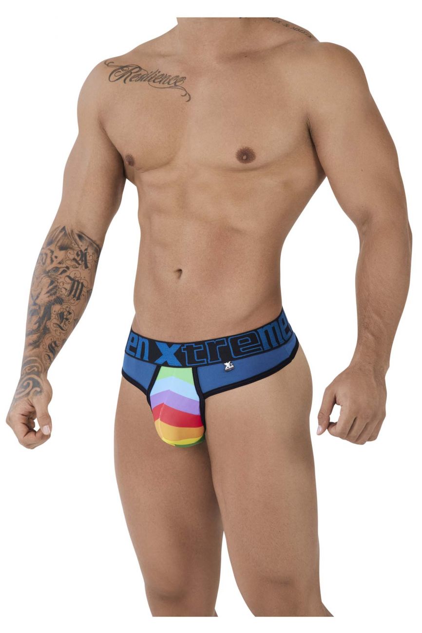 Xtremen 91086 Microfiber Pride Thongs Petrol