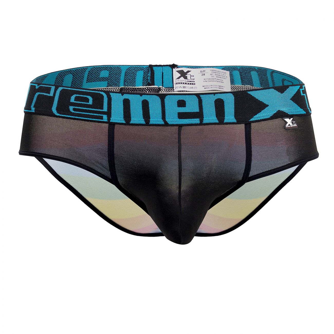 Xtremen 91088  Microfiber Pride Briefs Black