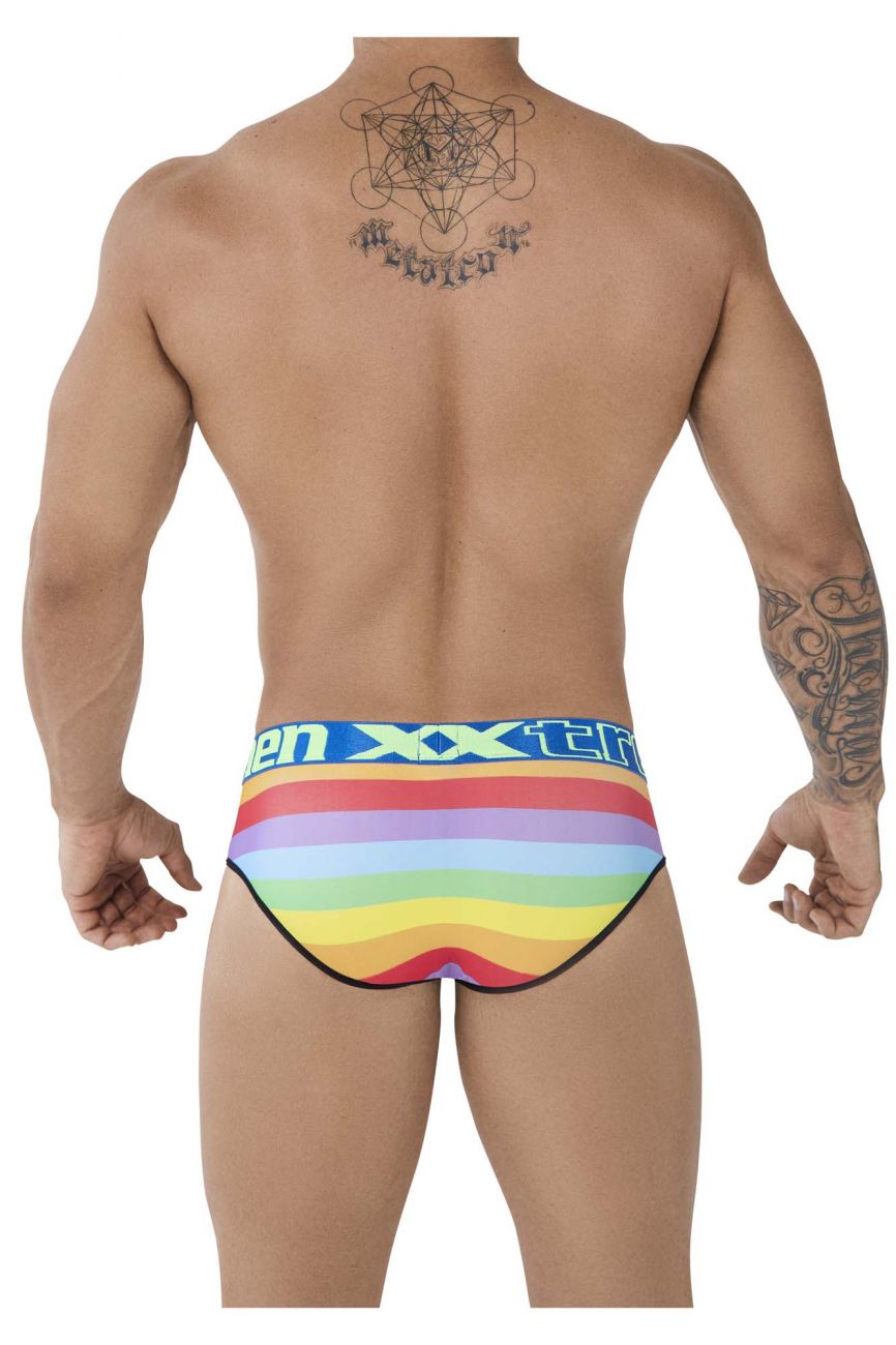 Xtremen 91088  Microfiber Pride Briefs Turquoise