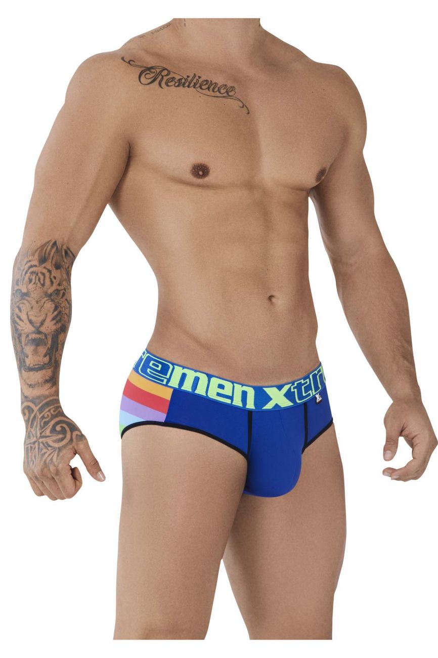 Xtremen 91088  Microfiber Pride Briefs Turquoise