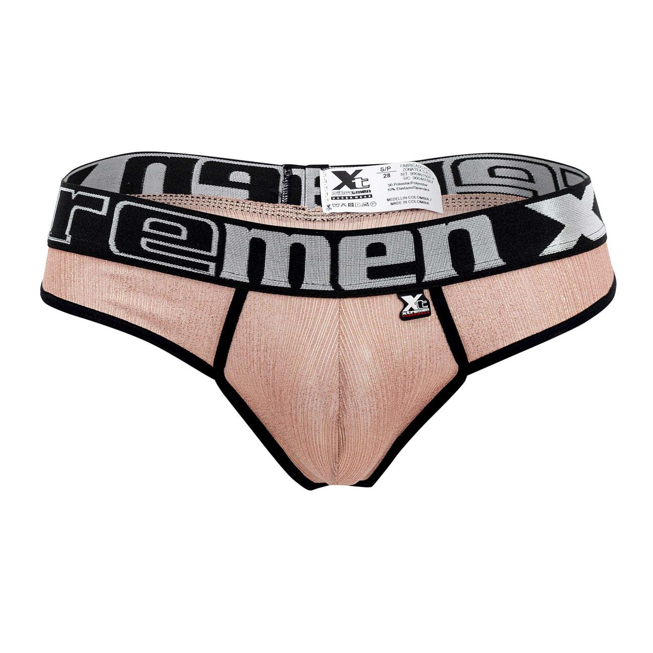 Xtremen 91091X Frice Microfiber Thongs Pink Plus Sizes