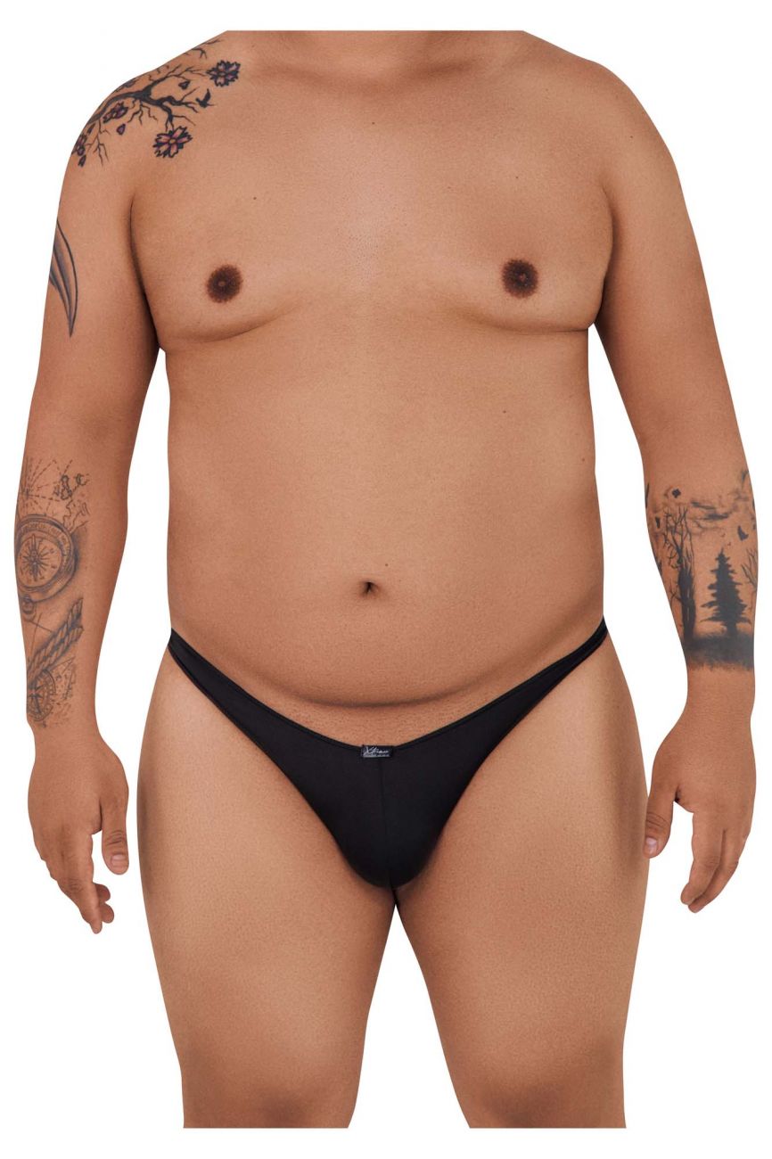 Xtremen 91093X Microfiber Bikini Black Plus Sizes