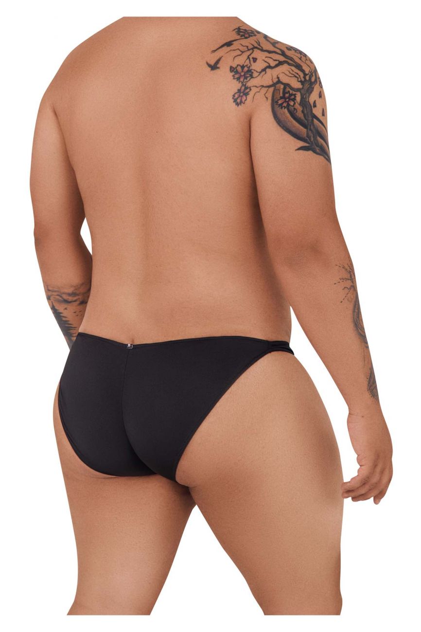 Xtremen 91093X Microfiber Bikini Black Plus Sizes