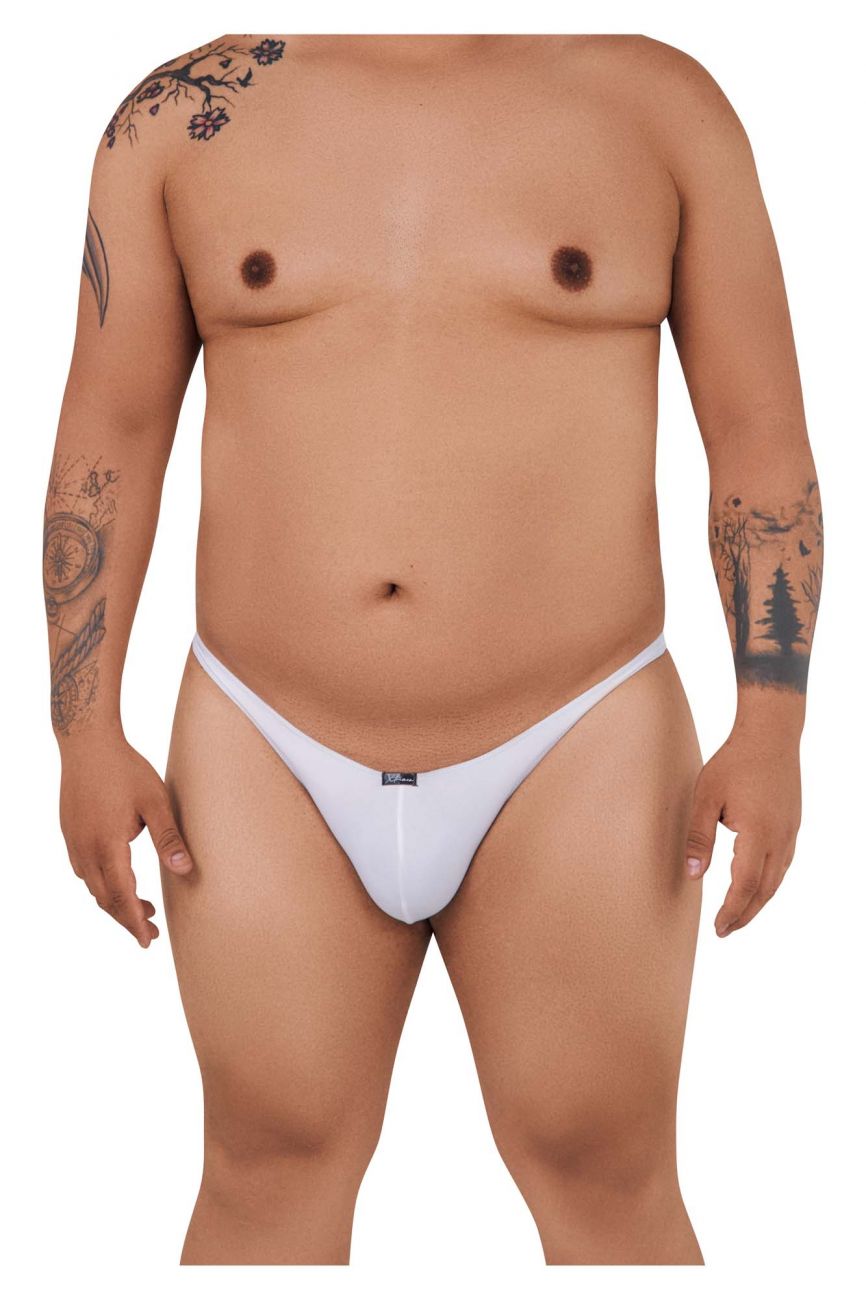 Xtremen 91093X Microfiber Bikini White Plus Sizes