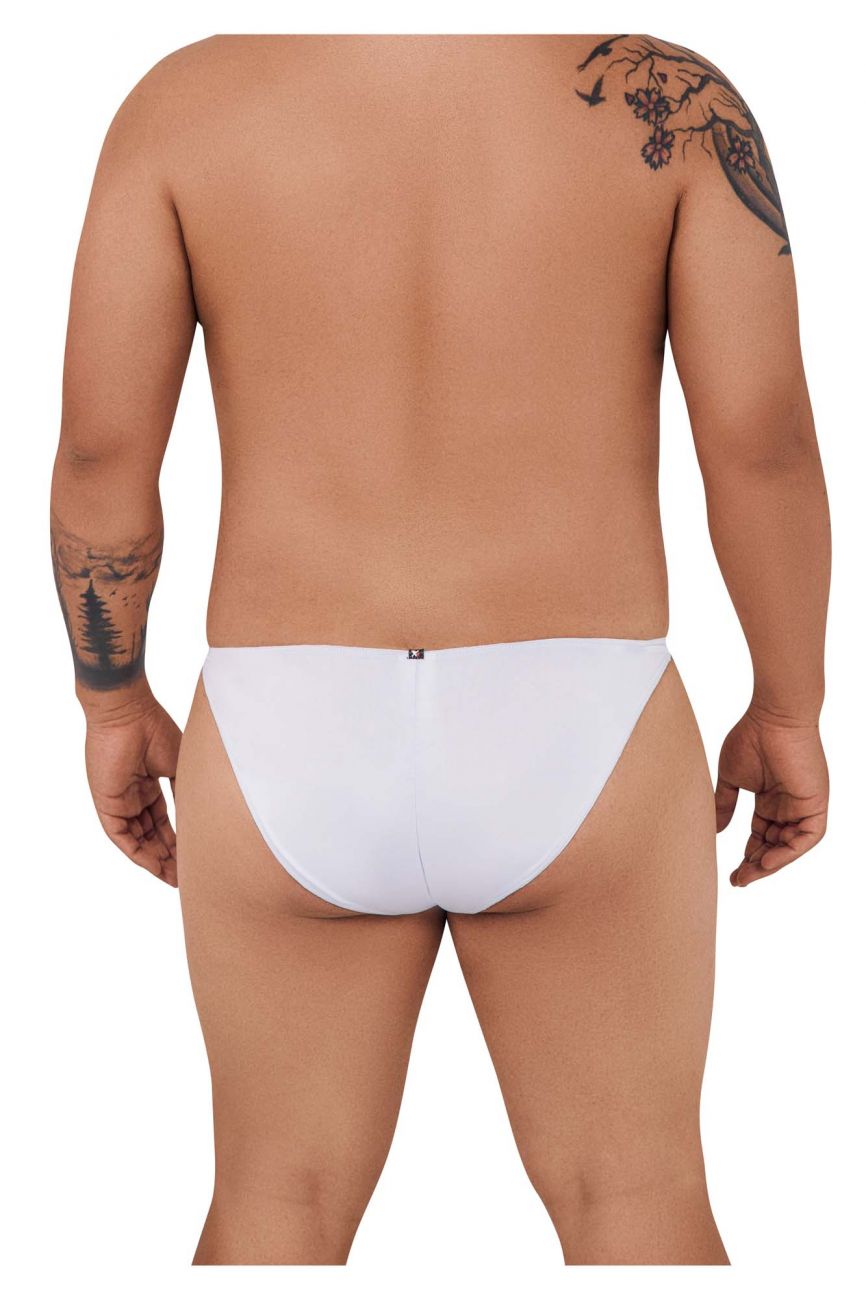 Xtremen 91093X Microfiber Bikini White Plus Sizes