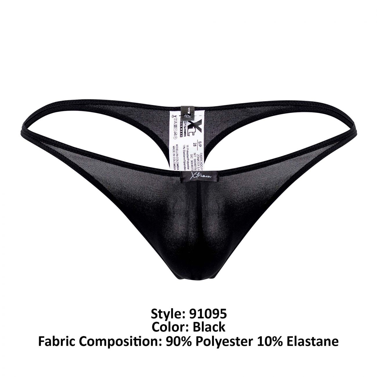Xtremen 91095 Microfiber Thongs Black