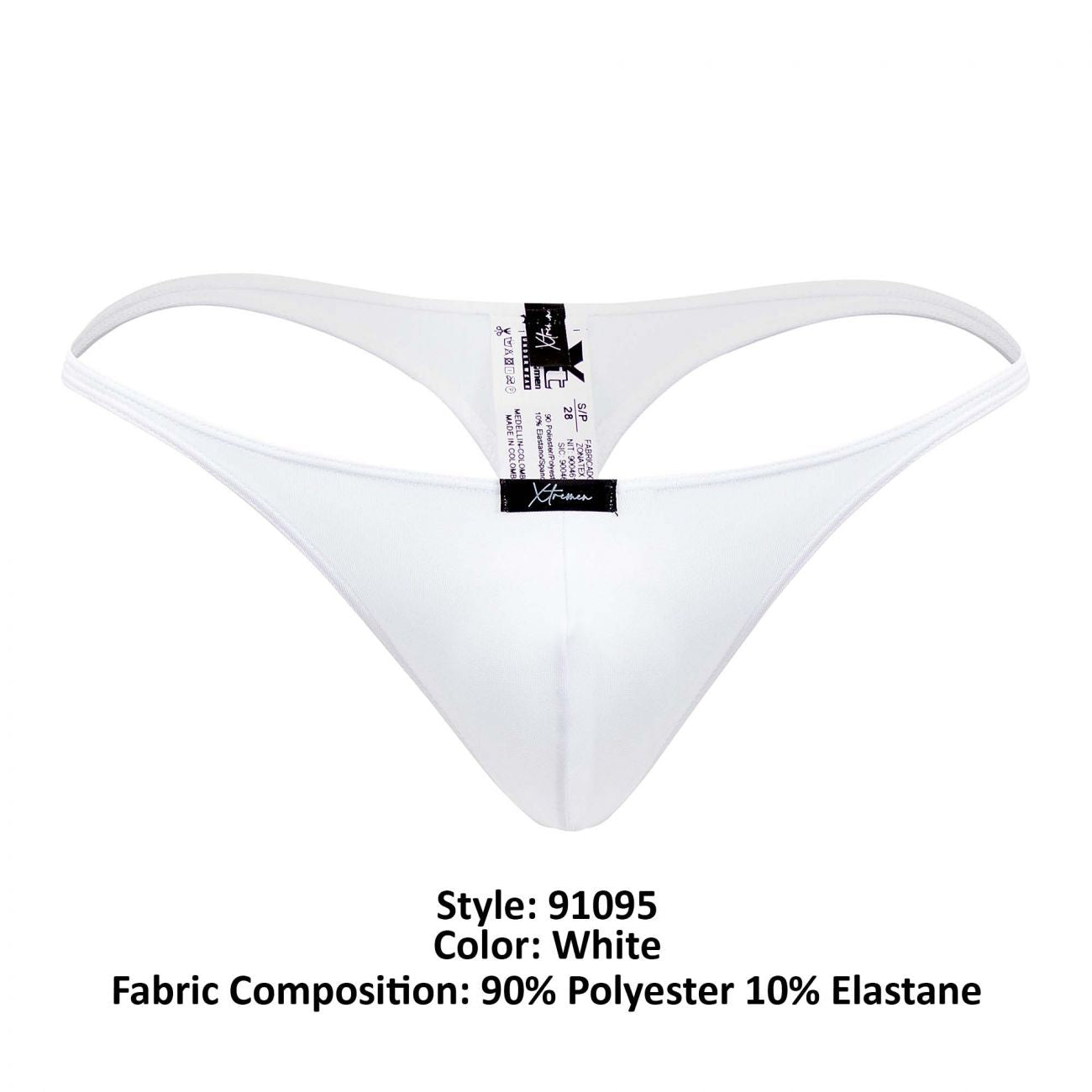 Xtremen 91095 Microfiber Thongs White