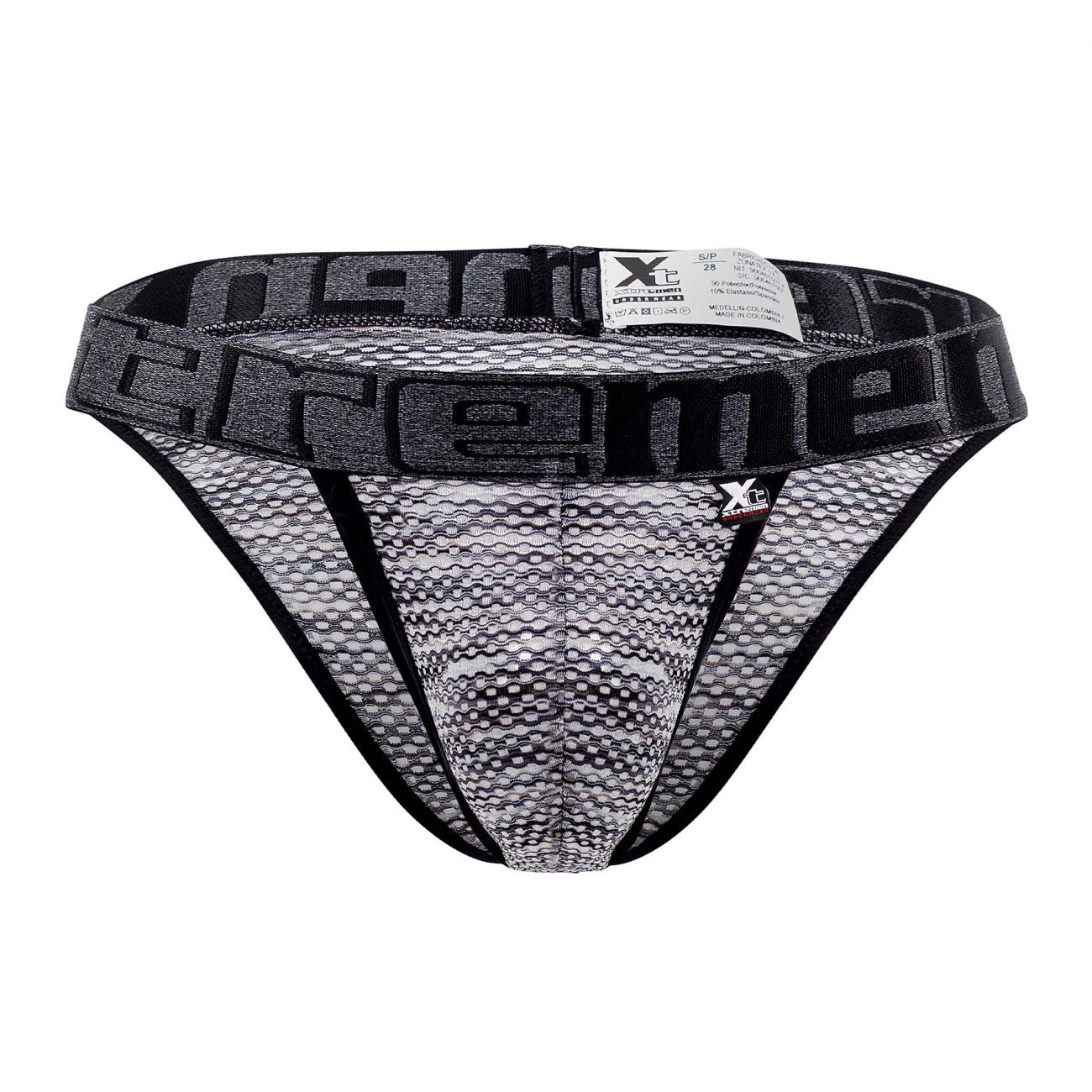 Xtremen 91098 Microfiber Mesh Bikini Black