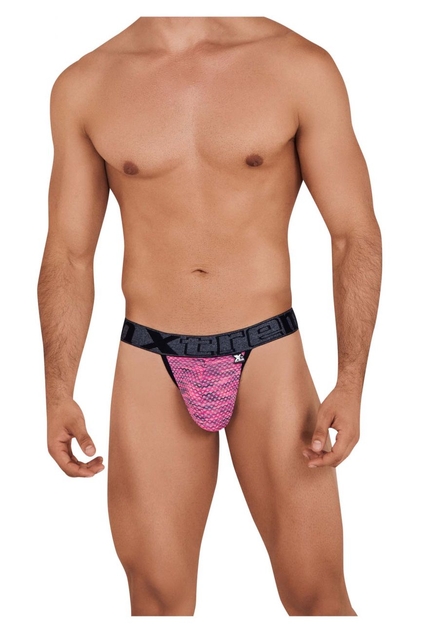 Xtremen 91098 Microfiber Mesh Bikini Pink