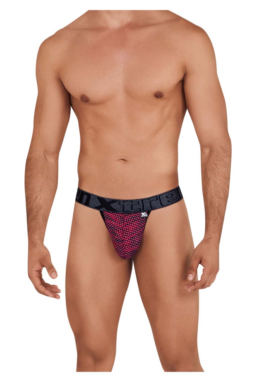 Xtremen 91098 Microfiber Mesh Bikini Red