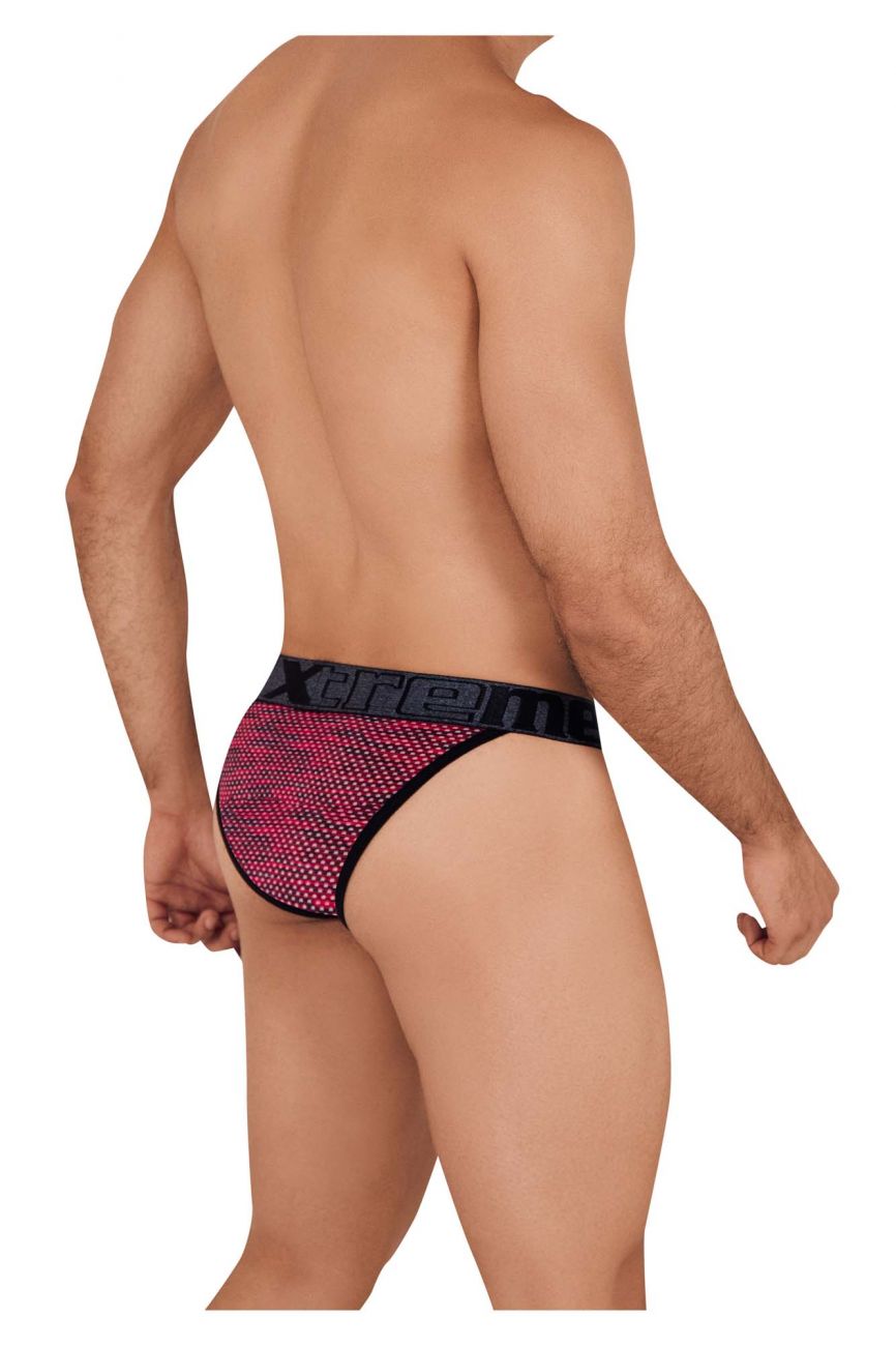 Xtremen 91098 Microfiber Mesh Bikini Red