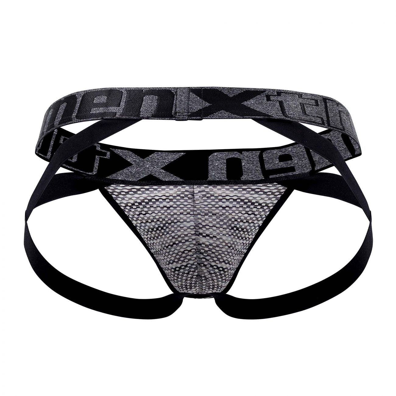 Xtremen 91099 Microfiber Mesh Jockstrap Black