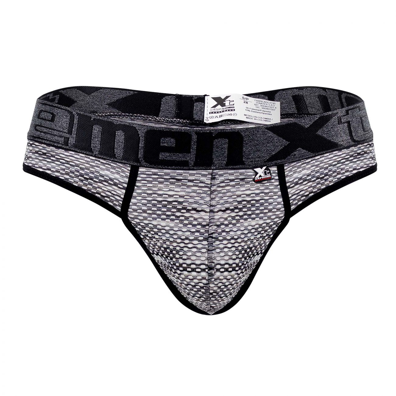 Xtremen 91100X Microfiber Mesh Thongs Black