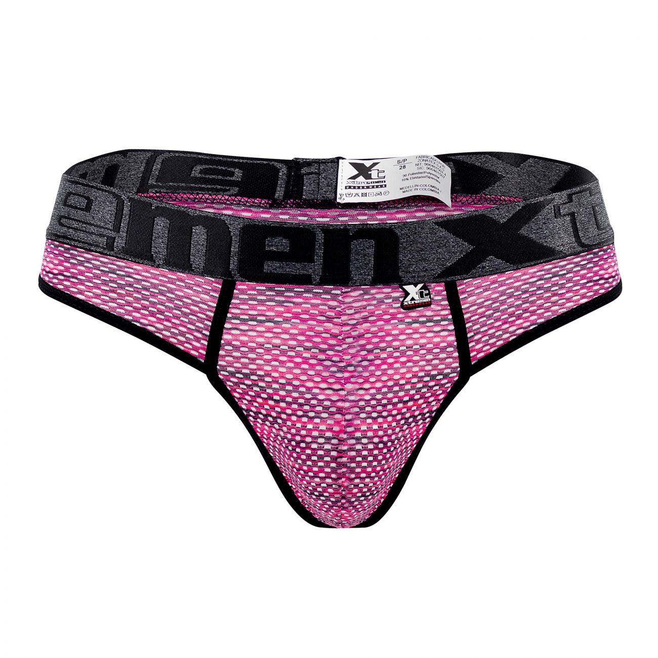 Xtremen 91100X Microfiber Mesh Thongs Pink