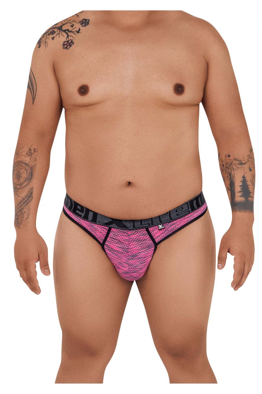 Xtremen 91100X Microfiber Mesh Thongs Pink