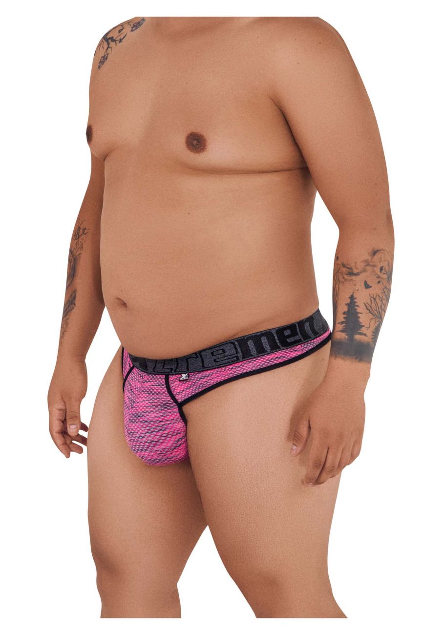 Xtremen 91100X Microfiber Mesh Thongs Pink