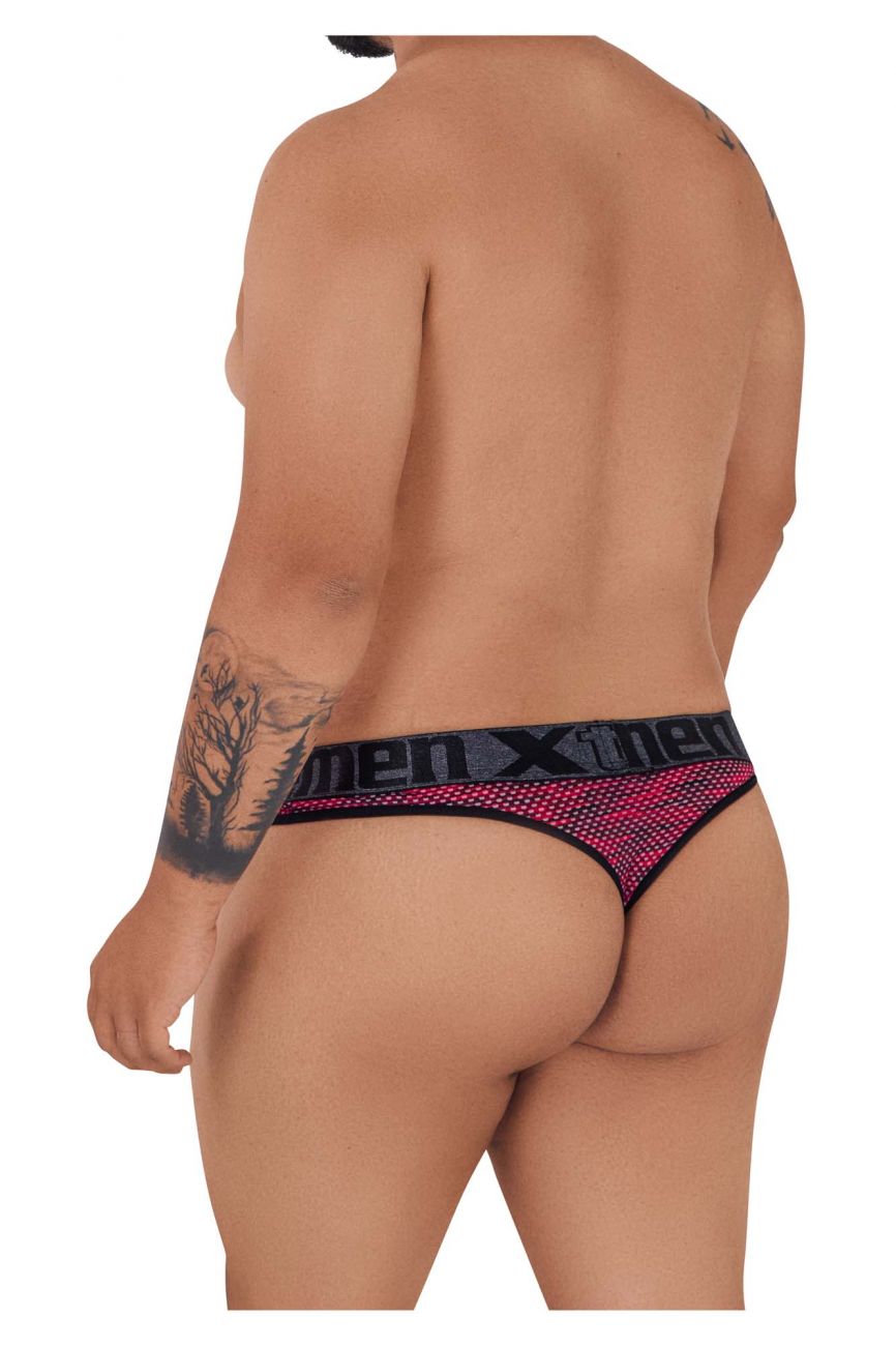 Xtremen 91100X Microfiber Mesh Thongs Red