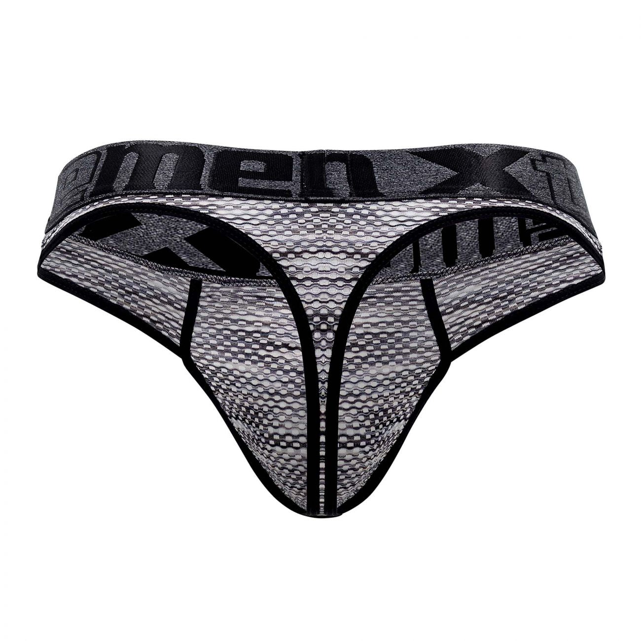 Xtremen 91100 Microfiber Mesh Thongs Black