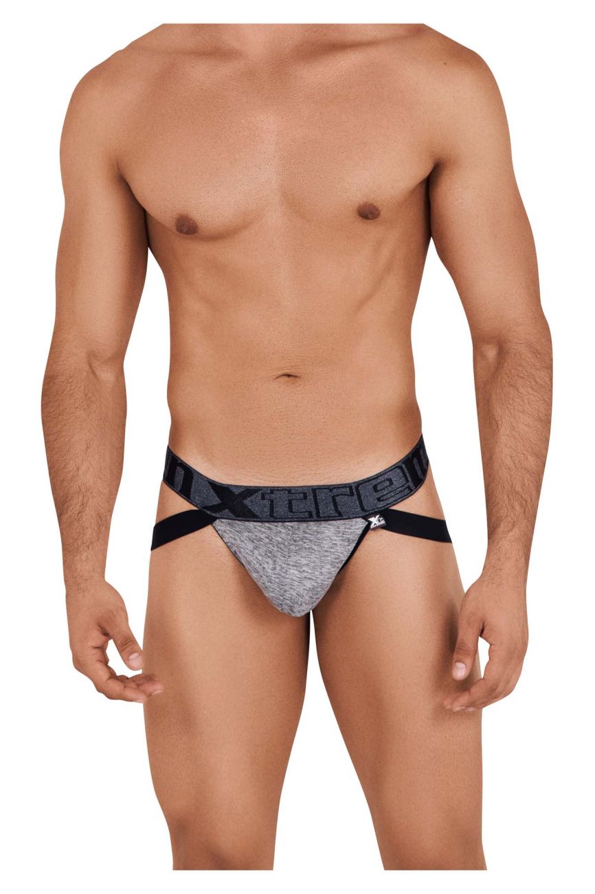 Xtremen 91102 Microfiber Jockstrap Jasper Gray