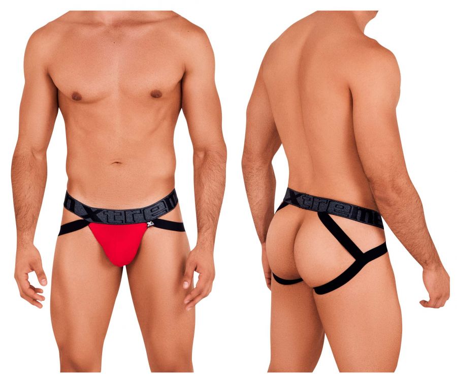 Xtremen 91102 Microfiber Jockstrap Red