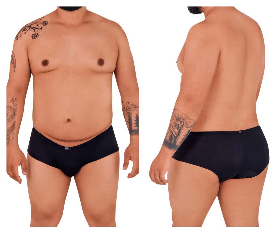 Xtremen 91103X Microfiber Trunks Black Plus Sizes