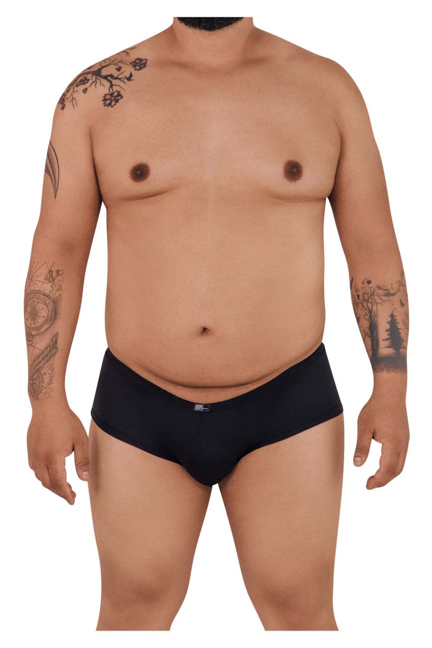 Xtremen 91103X Microfiber Trunks Black Plus Sizes