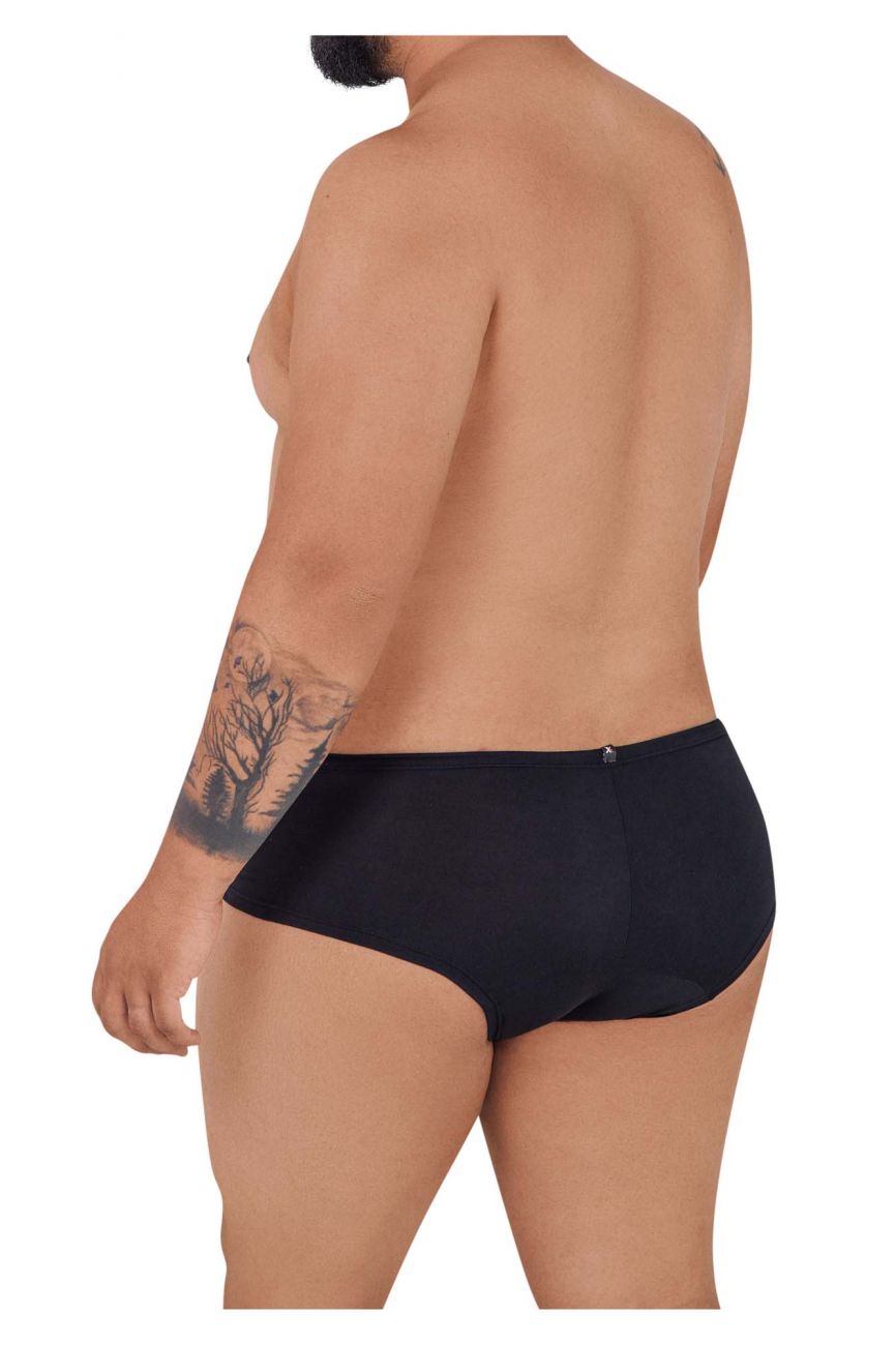 Xtremen 91103X Microfiber Trunks Black Plus Sizes
