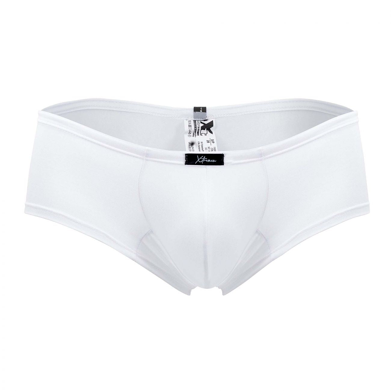 Xtremen 91103X Microfiber Trunks White Plus Sizes