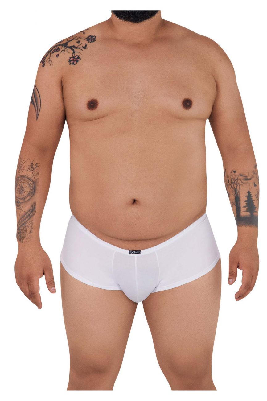 Xtremen 91103X Microfiber Trunks White Plus Sizes