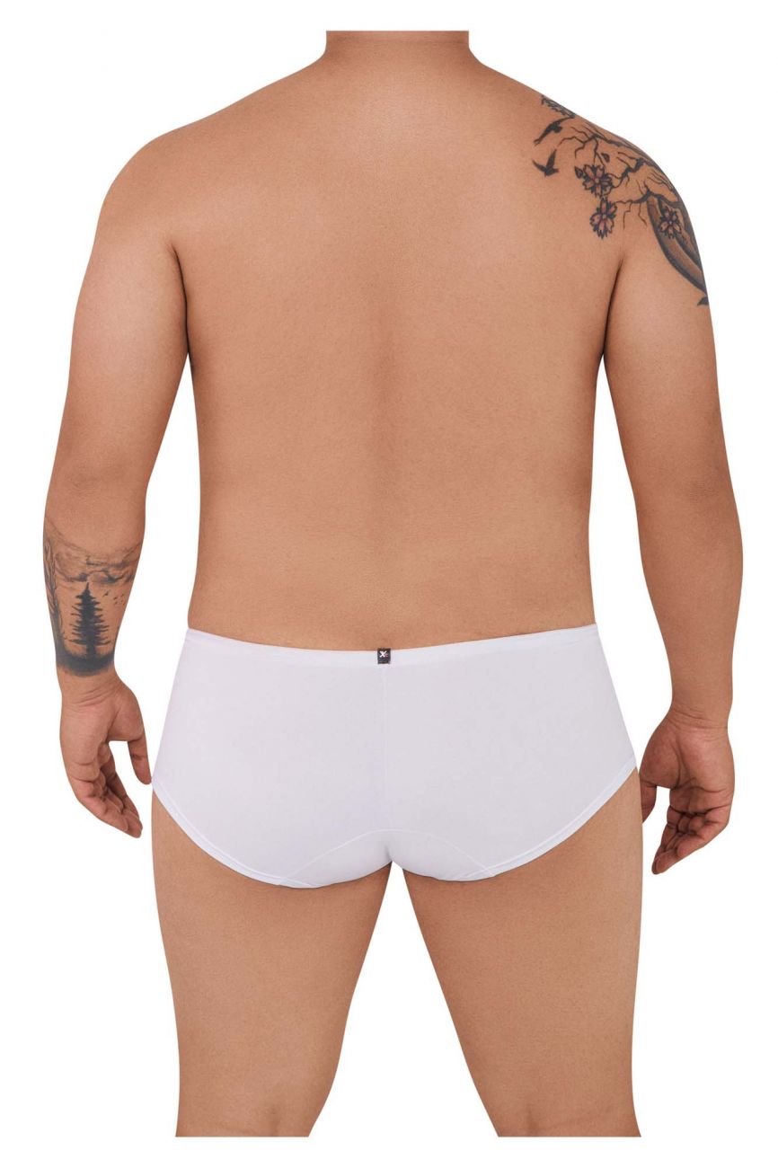 Xtremen 91103X Microfiber Trunks White Plus Sizes