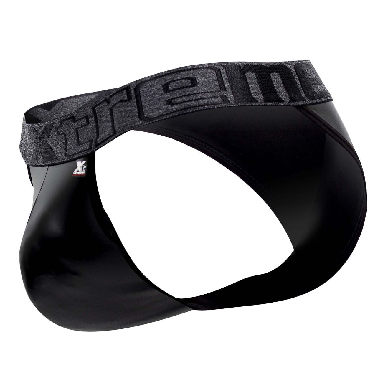 Xtremen 91109 Faux Leather Bikini Black