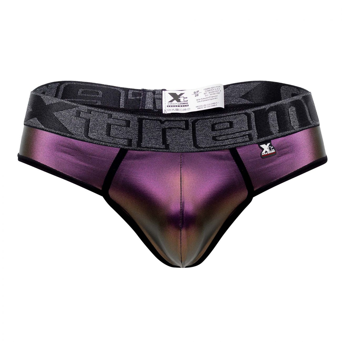 Xtremen 91113 Faux Leather Thongs Black