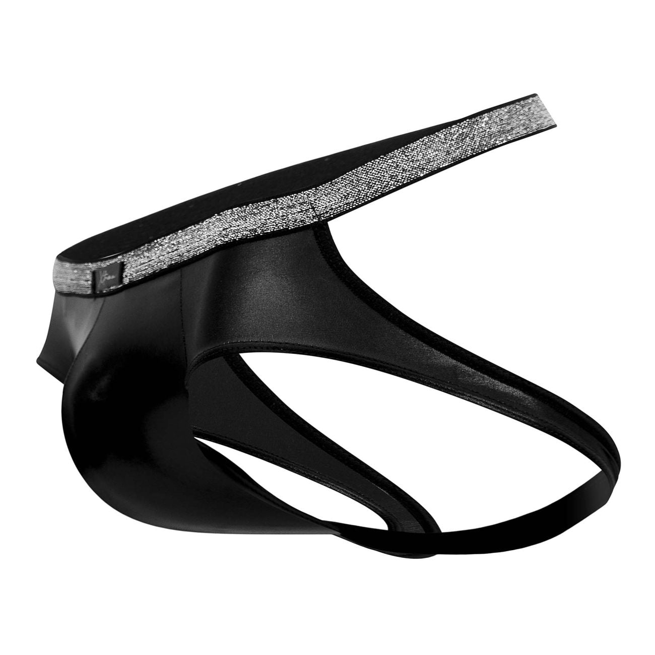 Xtremen 91116 Metallic Jockstrap Black