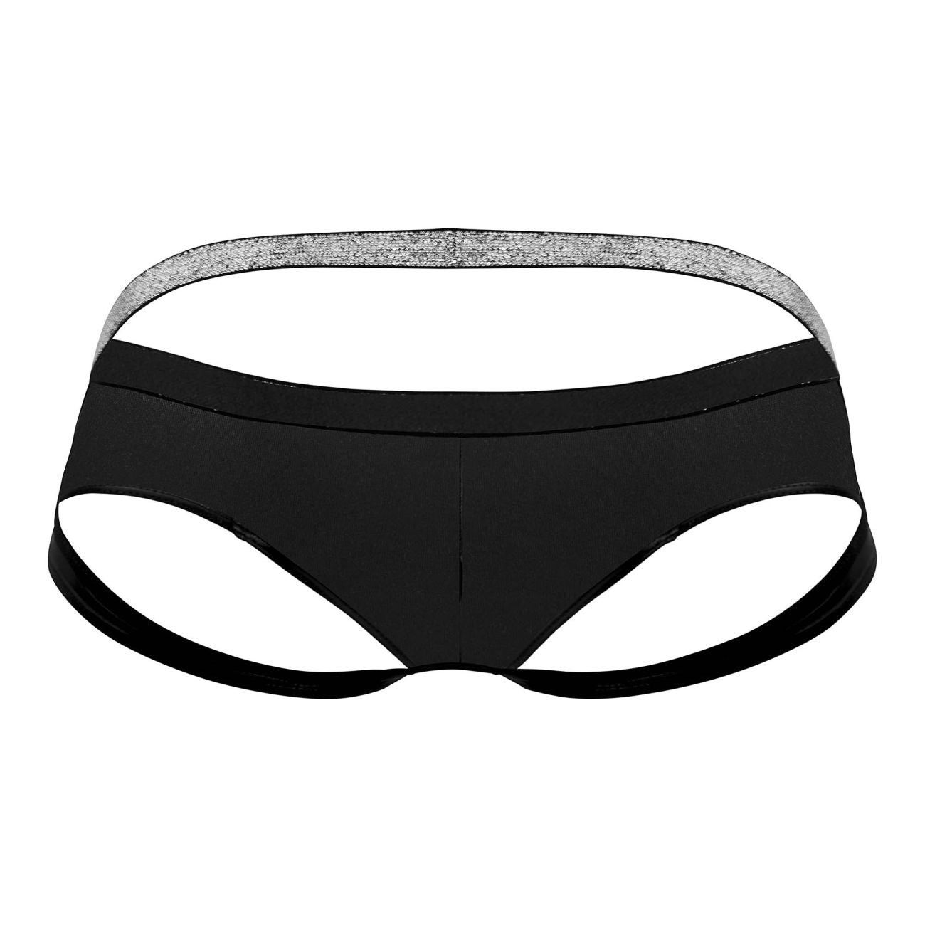 Xtremen 91116 Metallic Jockstrap Black