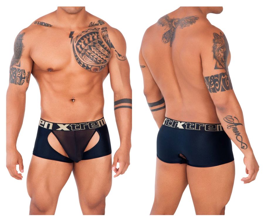 Xtremen 91125 Daring Mesh Trunks Violet