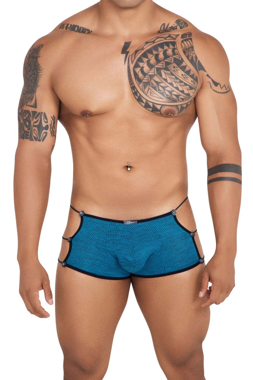 Xtremen 91133 Trendy Mesh Briefs Petrol