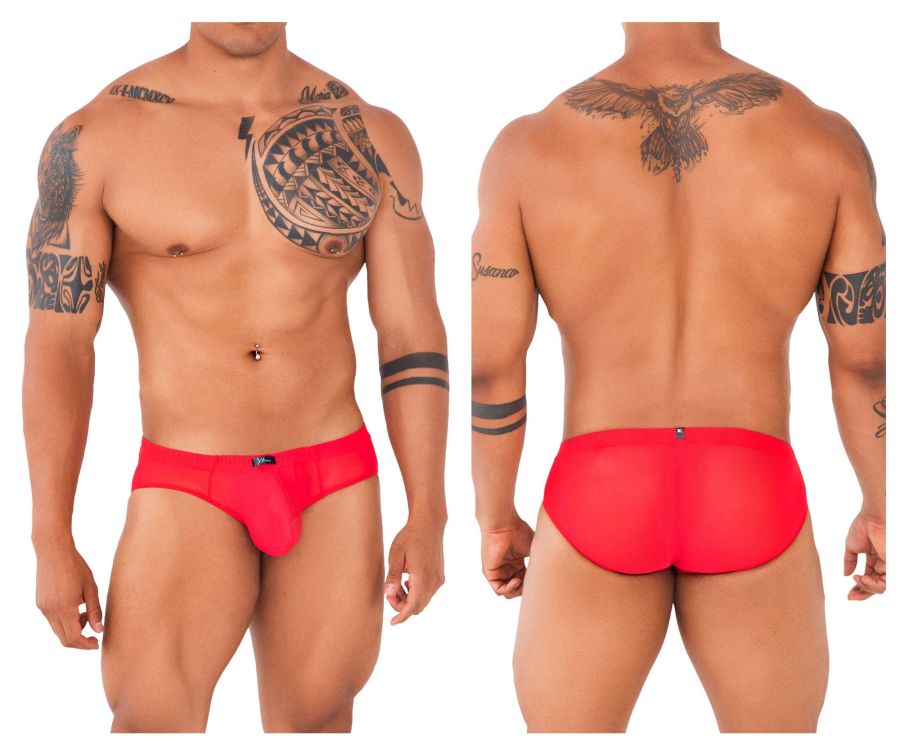 Xtremen 91138 Mesh Briefs Red