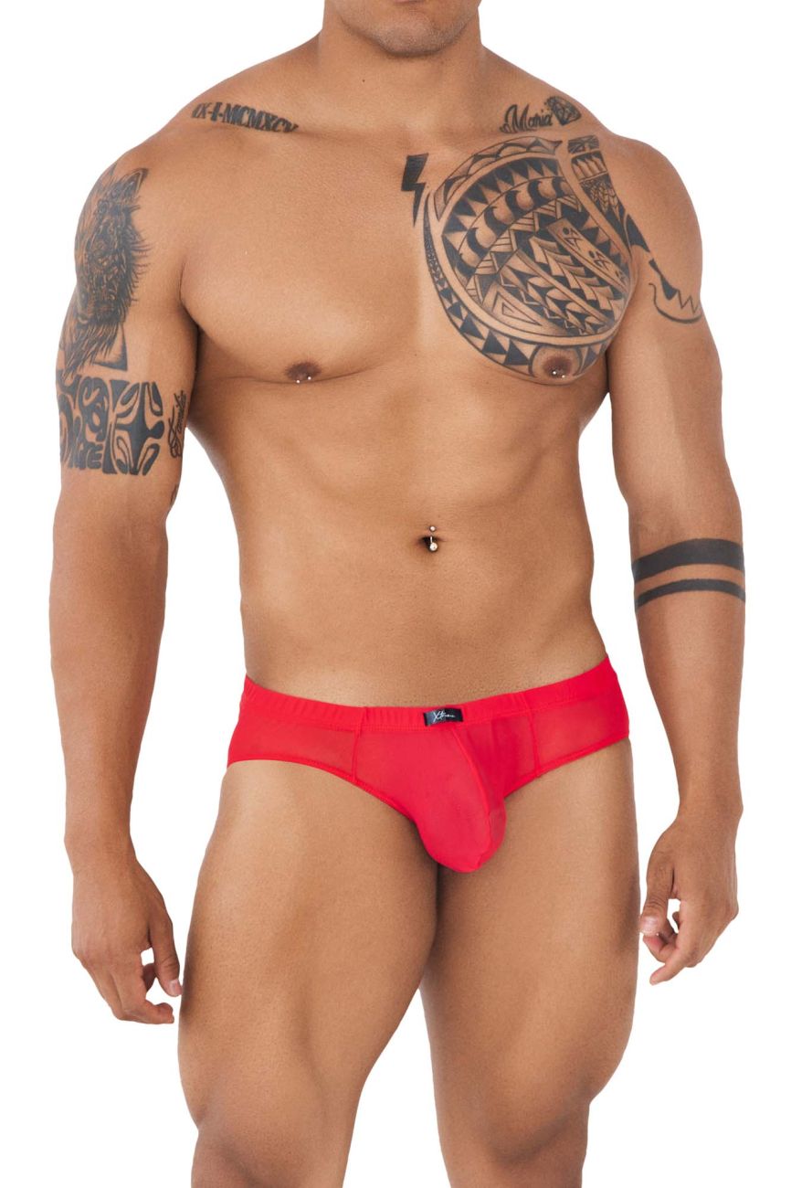 Xtremen 91138 Mesh Briefs Red