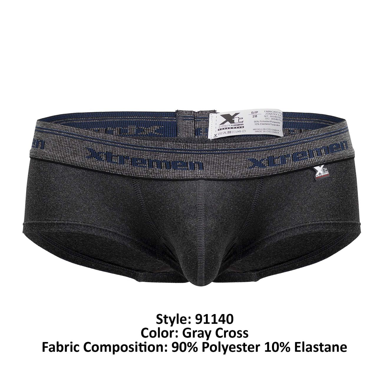 Xtremen 91140 Ultra-soft Trunks Gray Cross