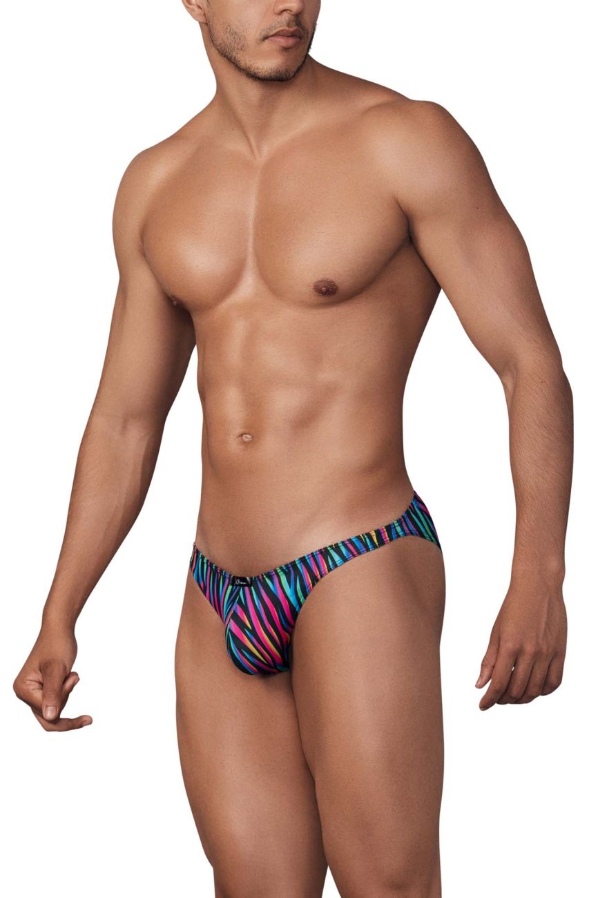 Xtremen 91145 Printed Microfiber Bikini Disco Zebra