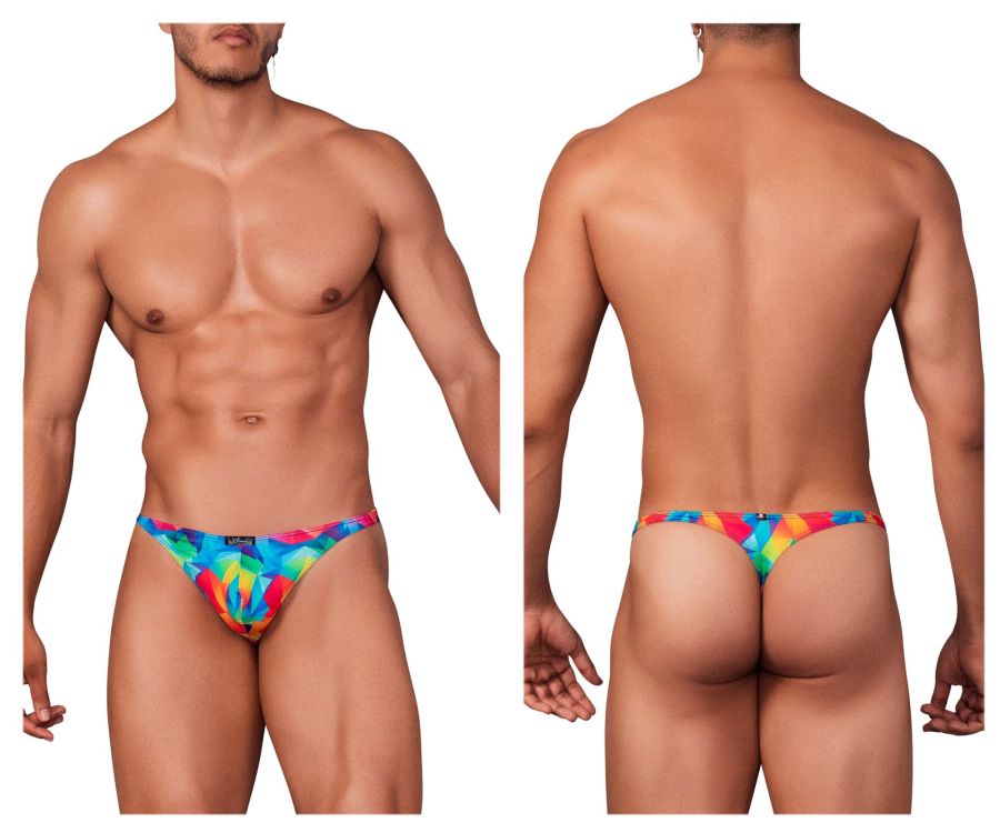 Xtremen 91146 Printed Microfiber Thongs Rainbow Fish