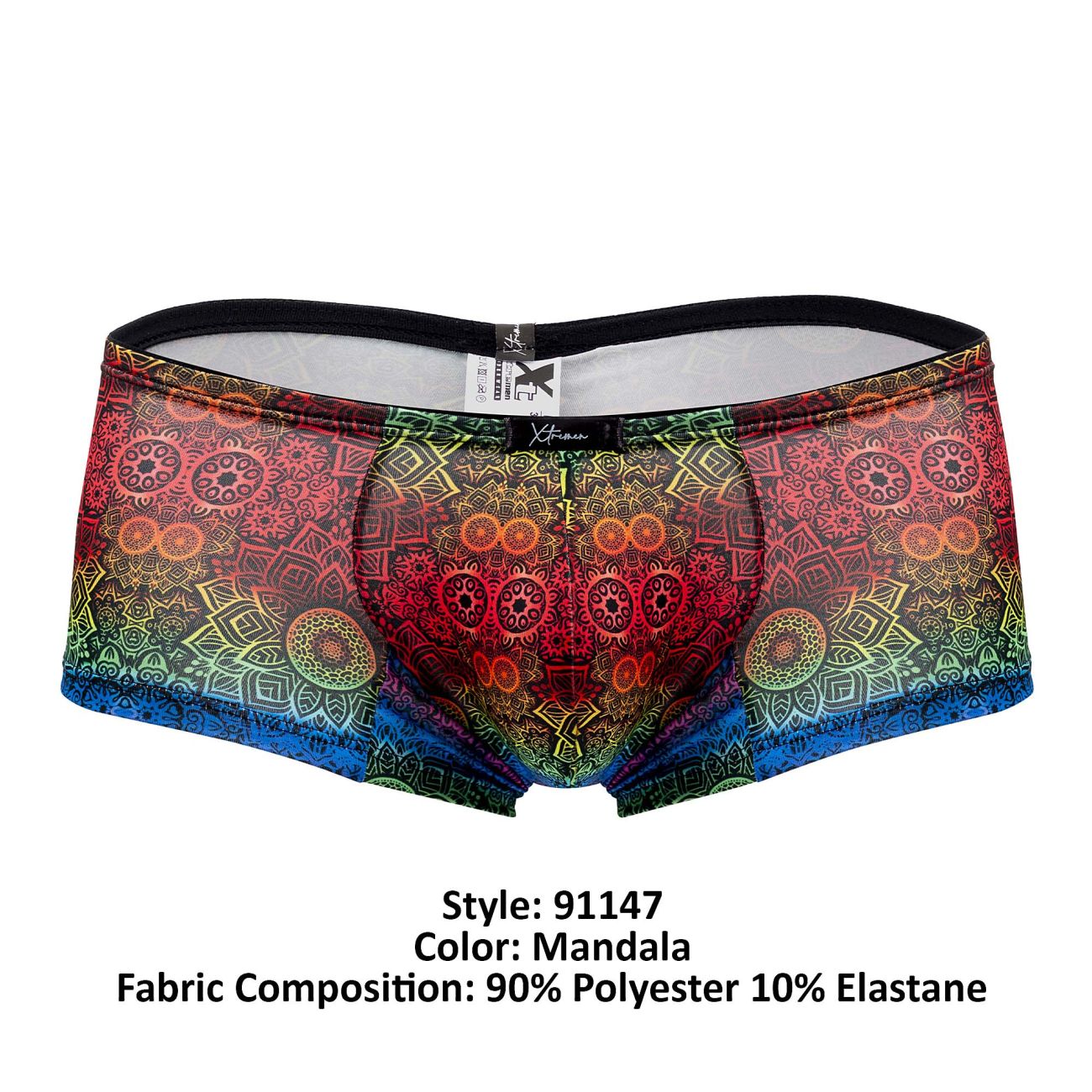 Xtremen 91147 Printed Microfiber Trunks Mandala
