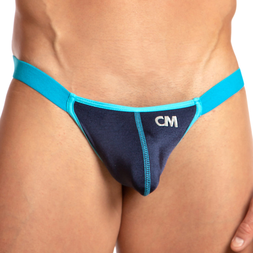 Cover Male Contrast Striker Thong Navy