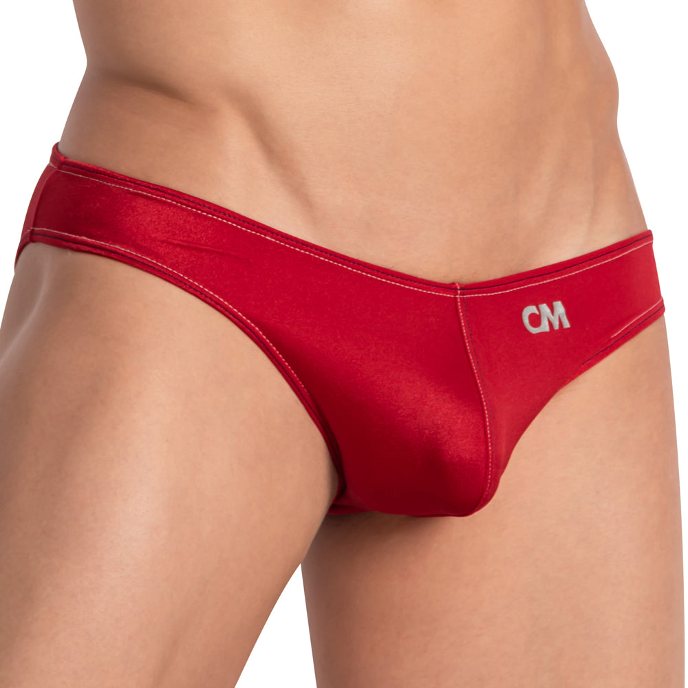 Cover Male CMI065 Breathable Bulge Pouch Mens Bikini Underwear Red