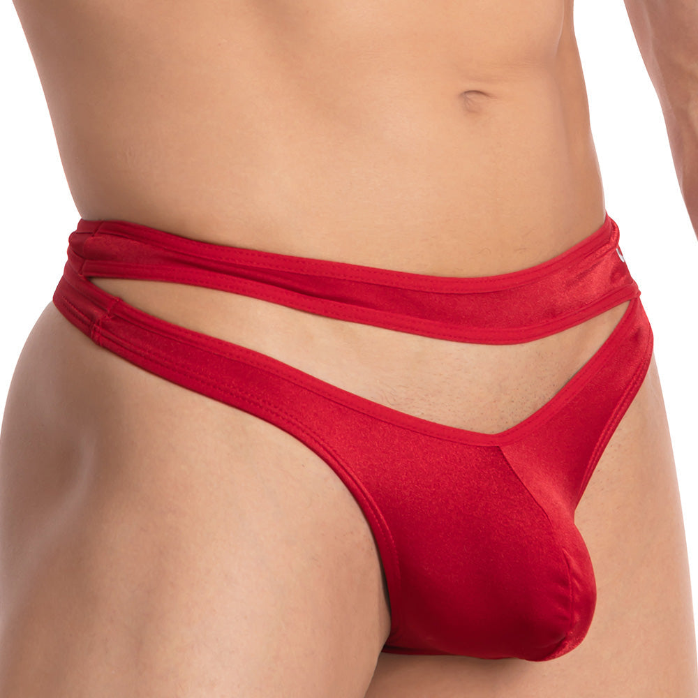 Cover Male Love Wrap Thong Red